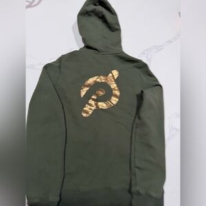 Peloton Forest Green Zip-Up Sweater